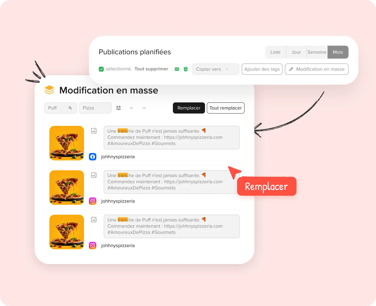 Gérer plus rapidement les modifications de dernière minute apportées aux messages grâce à la modification en bloc