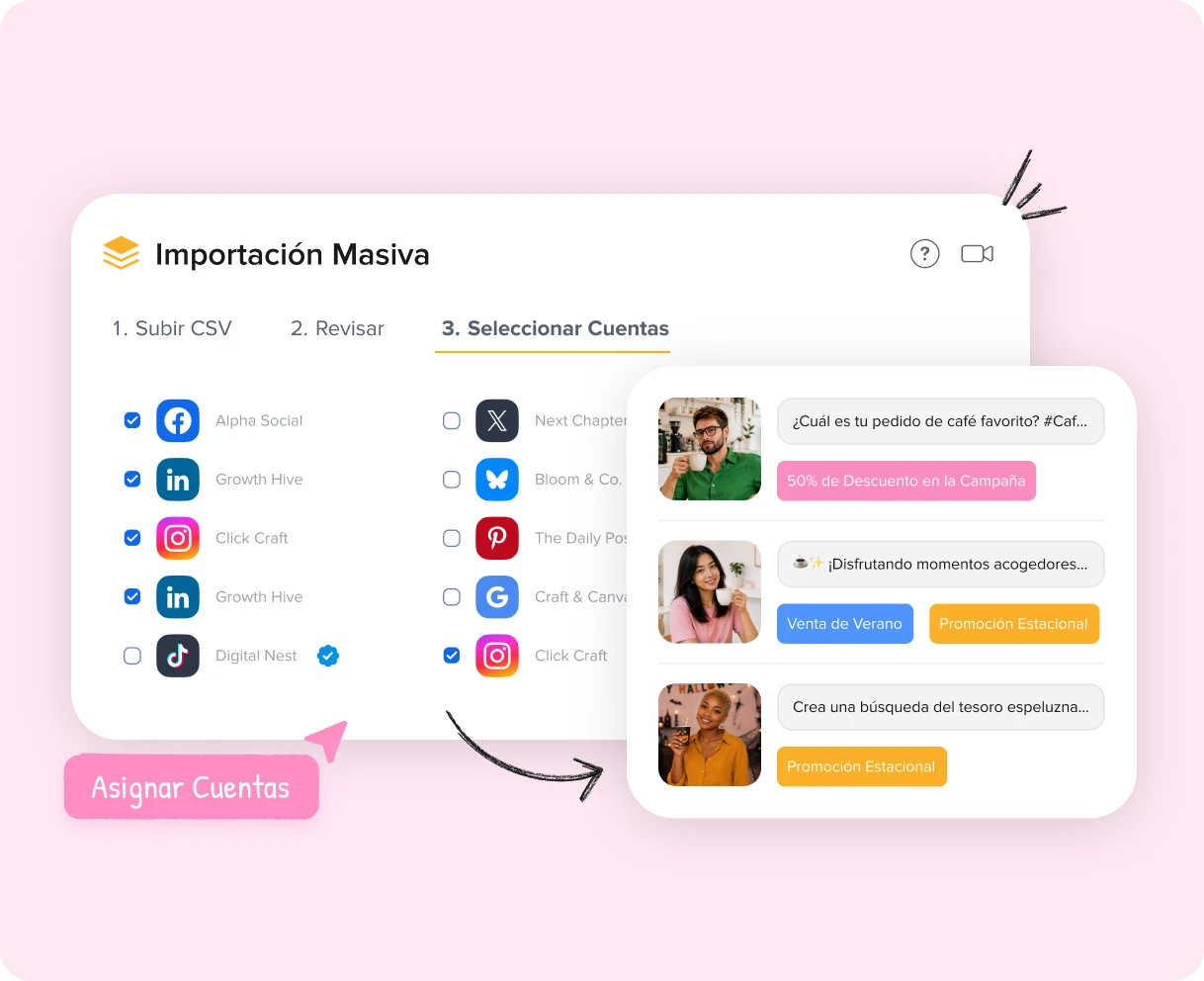 Cuentas múltiples Cuentas múltiples