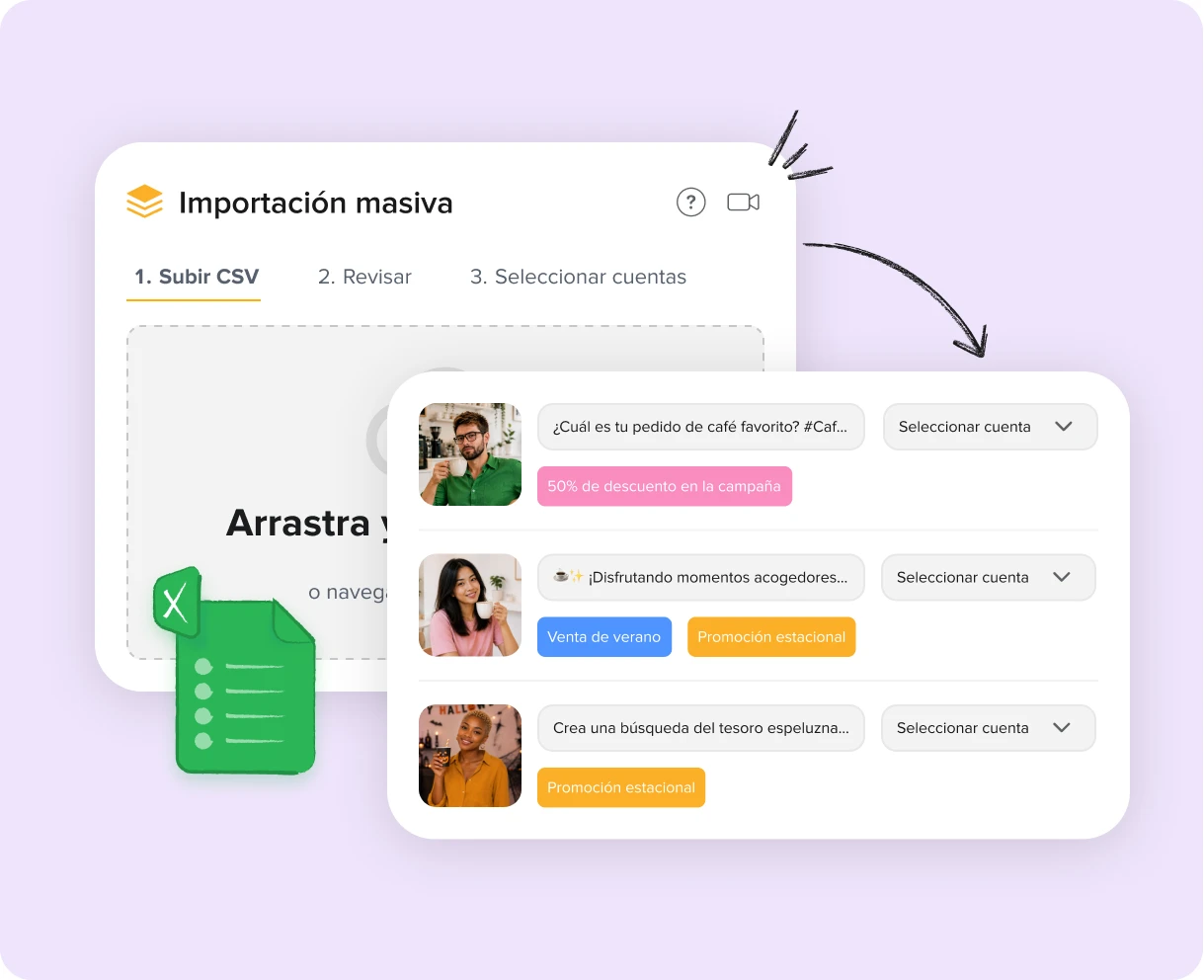Importación masiva Importación masiva