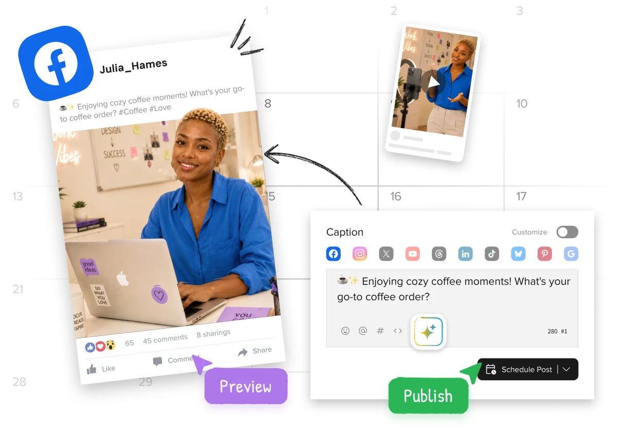Facebook scheduler