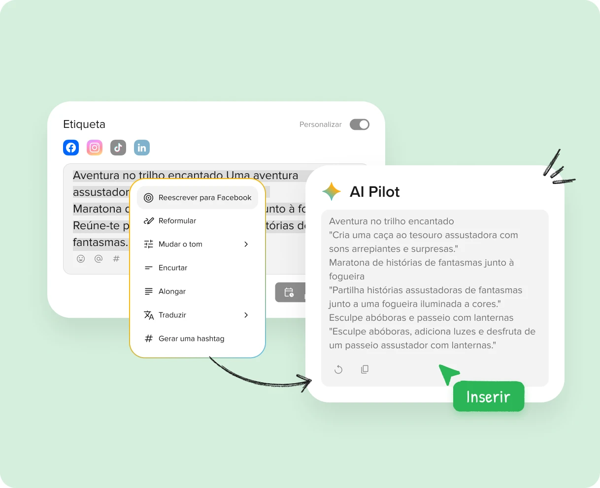 Manter as ideias a fluir e as publicações prontas em pouco tempo