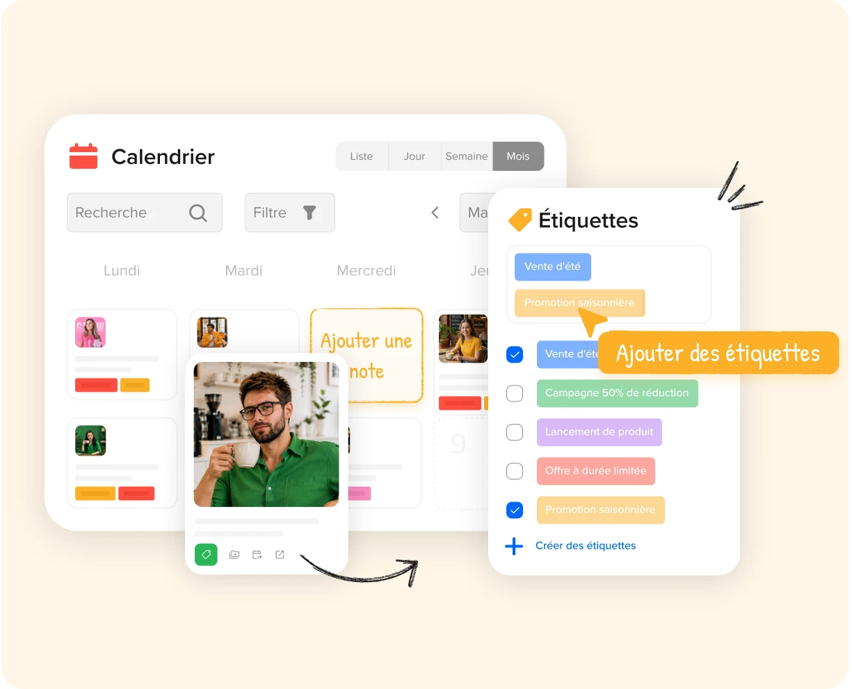 Organiser l'espace de travail pour un accès facile