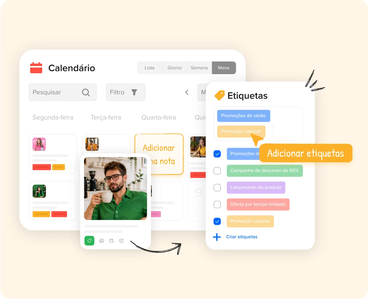 Manter o espaço de trabalho organizado para um acesso fácil