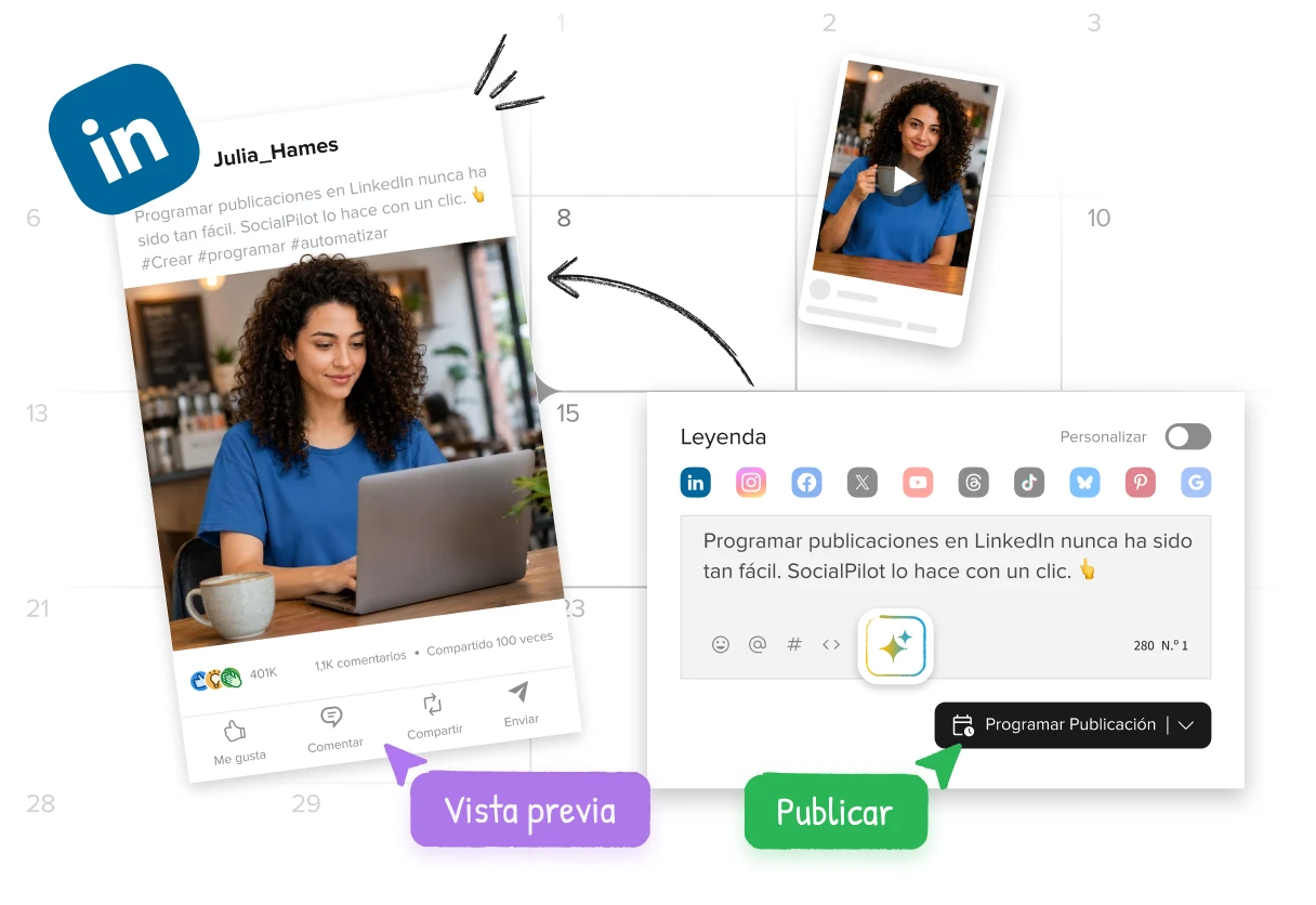 planificador de linkedin
