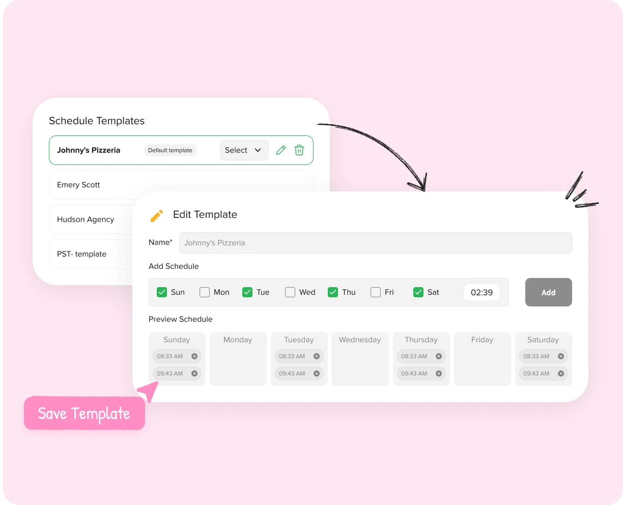 Replicate Your Successful Schedules at Scale