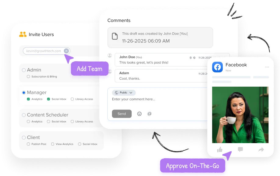 Work with your team, delight your clients