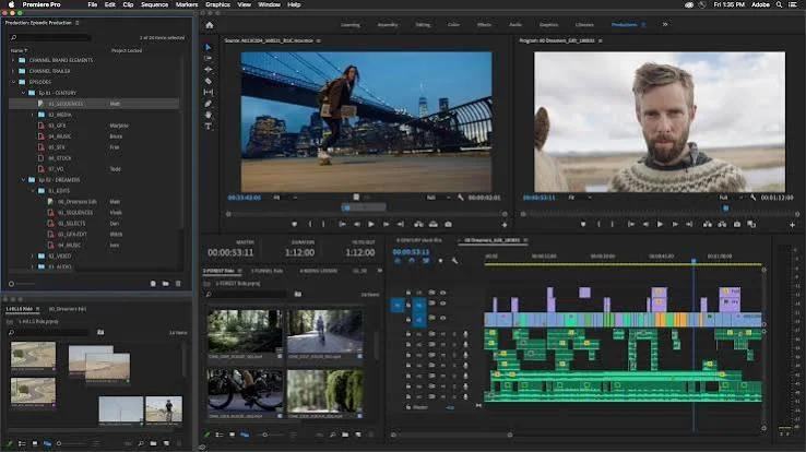 A multi-track edit with color grading in Adobe Premiere Pro A multi-track edit with color grading in Adobe Premiere Pro