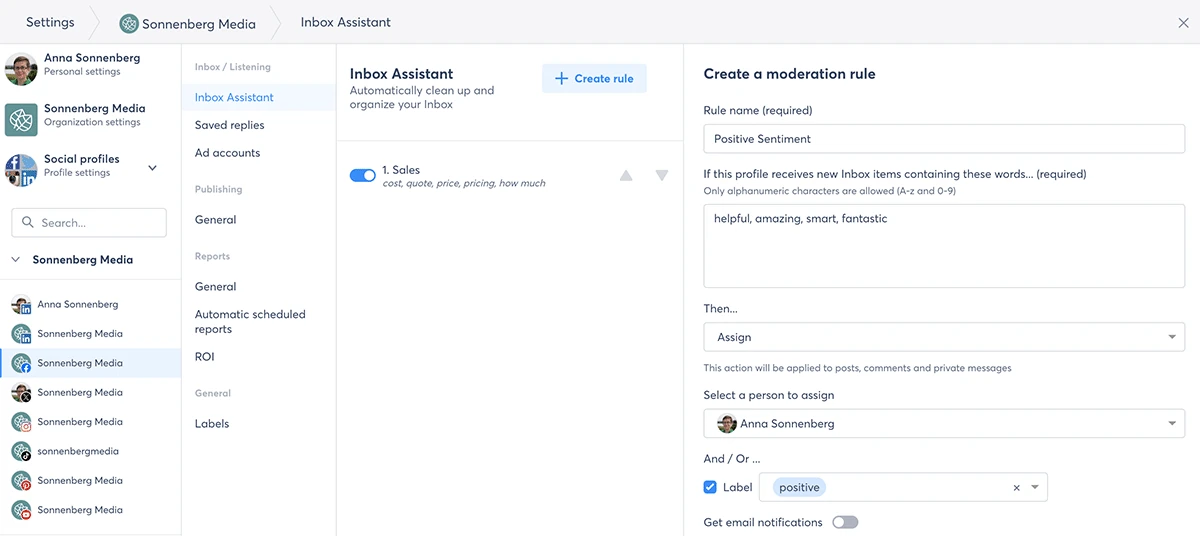 Agorapulse unified social inbox showing comments, DMs, and mentions from every network in one stream Agorapulse unified social inbox showing comments, DMs, and mentions from every network in one stream