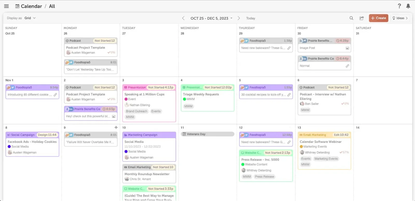 CoSchedule marketing calendar CoSchedule marketing calendar