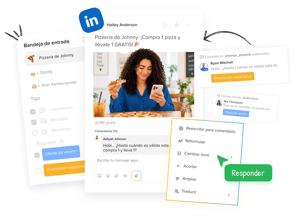 Bandeja de entrada de LinkedIn