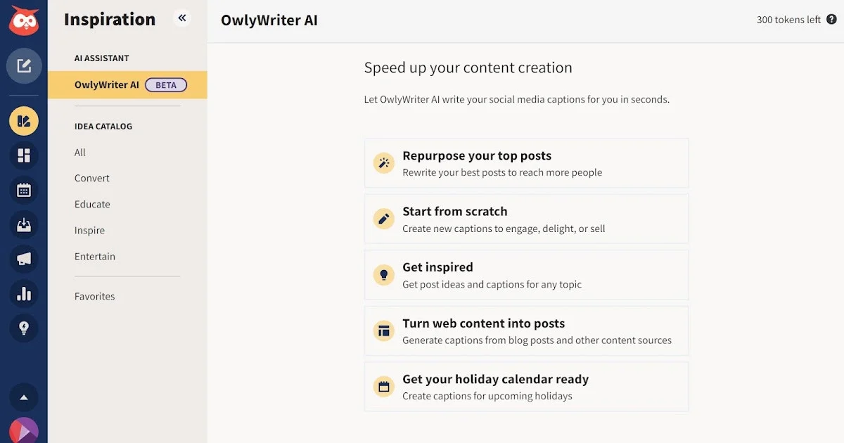 OwlyWriter AI tool that helps repurpose top-performing social media posts OwlyWriter AI tool that helps repurpose top-performing social media posts