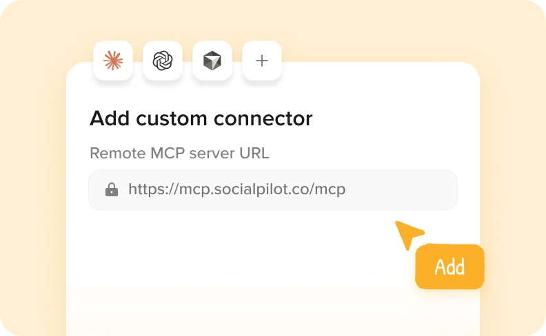 Add the SocialPilot connector