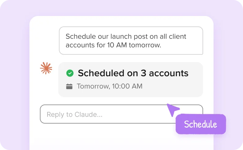 Ask your AI to schedule