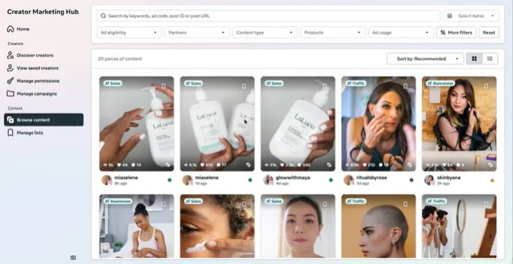 Meta Creator Marketing Hub for brand and creator partnerships Meta Creator Marketing Hub for brand and creator partnerships